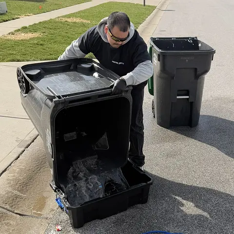 Bin cleaning photo